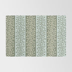 Mid Century Modern Berry Vine Sage and Mint Green Rug Gallery Image 2