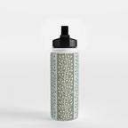 Mid Century Modern Berry Vine Sage and Mint Green Water Bottle Gallery Image 2