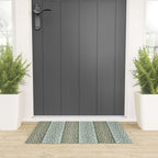 Mid Century Modern Berry Vine Sage and Mint Green Welcome Mat Gallery Image 3