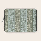 Mid Century Modern Berry Vine Sage and Mint Green Laptop Sleeve Gallery Image 1