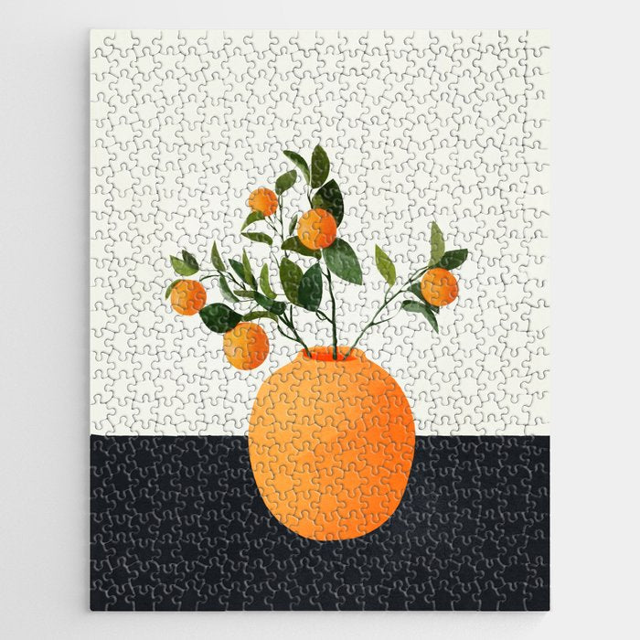  Orange Tree Branch in a Vase 02 Jigsaw Puzzle Gallery Image 1