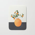  Orange Tree Branch in a Vase 02 Bath Mat Gallery Image 1