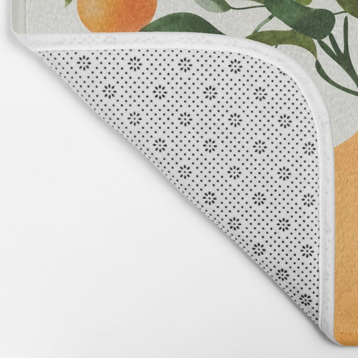  Orange Tree Branch in a Vase 02 Bath Mat Gallery Image 2