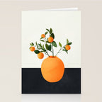  Orange Tree Branch in a Vase 02 Stationery Card Gallery Image 2