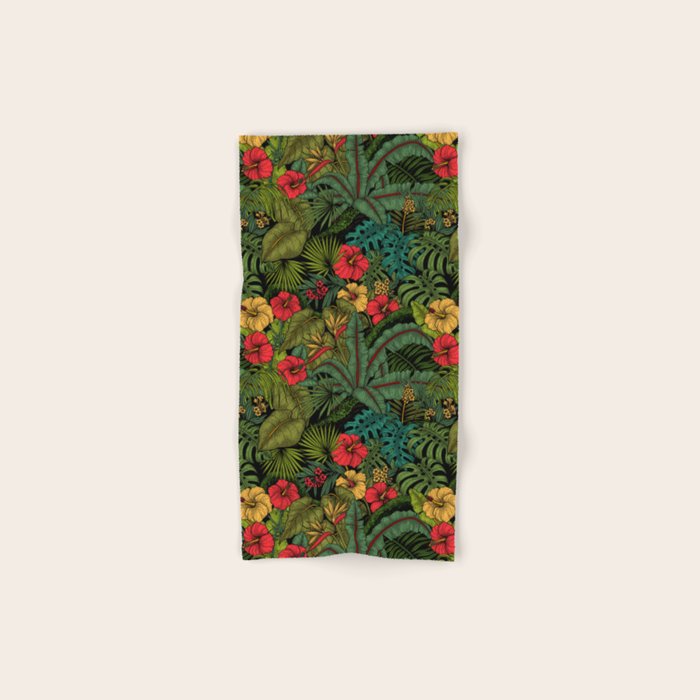 Tropical garden Bath Towel Gallery Image 1