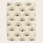 Sunrise - black and cream Poster Gallery Image 4