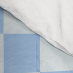 Checkerboard Mini Check Pattern in Powder Blue Comforter Gallery Image 4