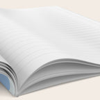 Checkerboard Mini Check Pattern in Powder Blue Notebook Gallery Image 2