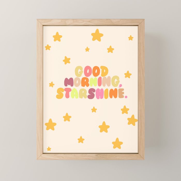 Good Morning, Starshine Mini Art Print Gallery Image 1
