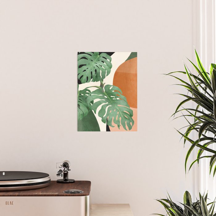Tropical Leaves- Abstract Art  Poster Gallery Image 2