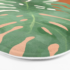 Tropical Leaves- Abstract Art  Bath Mat Gallery Image 3