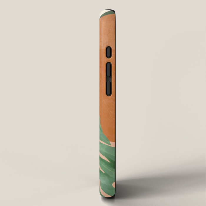 Tropical Leaves- Abstract Art  iPhone Case Gallery Image 2