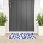 Blue Snakes Pattern Welcome Mat Gallery Image 3