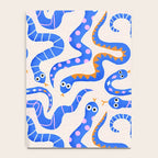 Blue Snakes Pattern Notebook Gallery Image 4