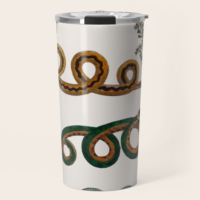 Albertus Seba Baby Breath Snakes  Travel Mug Gallery Image 1