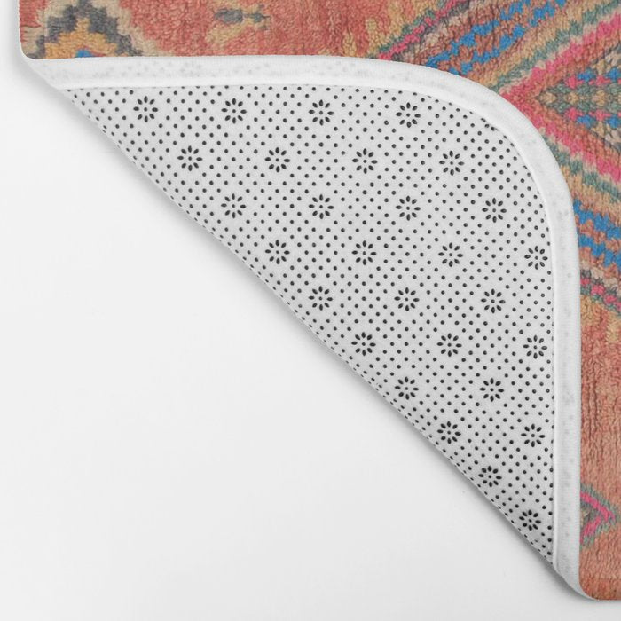 Vintage Moroccan Berber Crapet Bath Mat Gallery Image 2