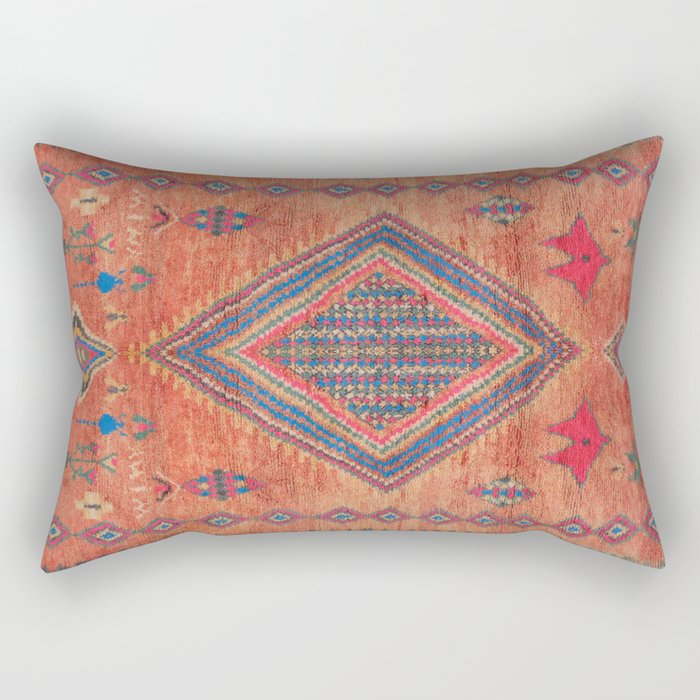 Vintage Moroccan Berber Crapet Rectangular Pillow Gallery Image 1