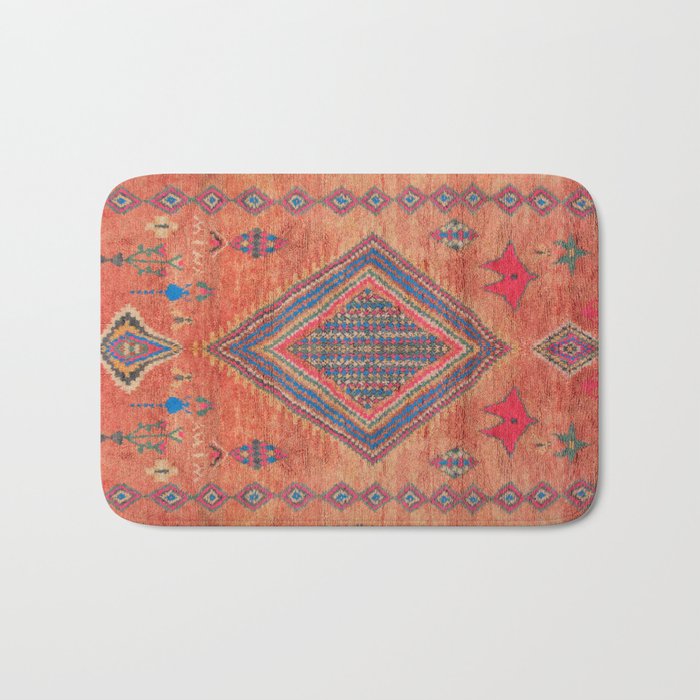 Vintage Moroccan Berber Crapet Bath Mat Gallery Image 1