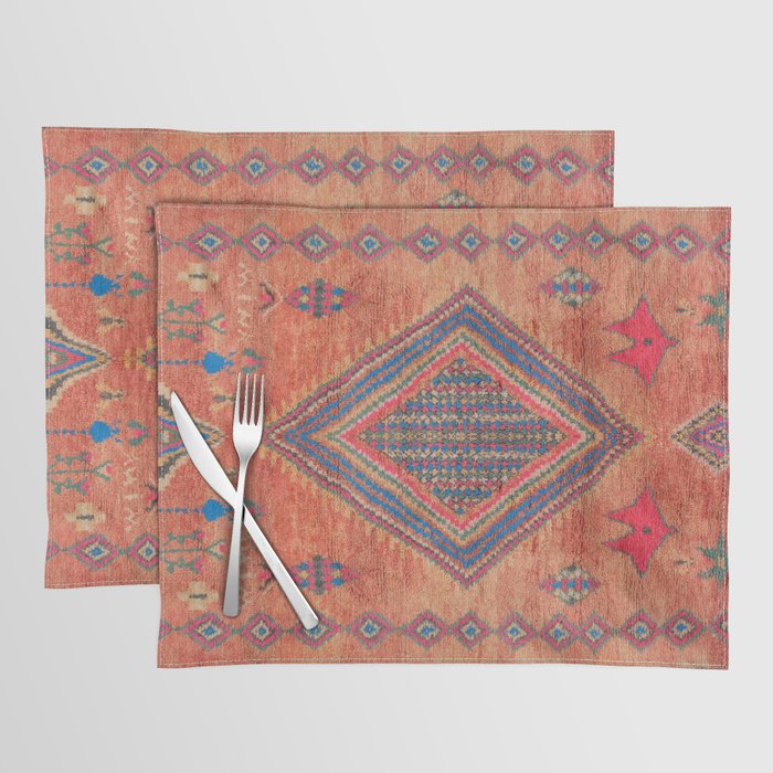Vintage Moroccan Berber Crapet Placemat Gallery Image 1