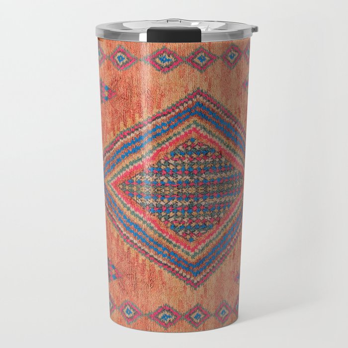 Vintage Moroccan Berber Crapet Travel Mug Gallery Image 1