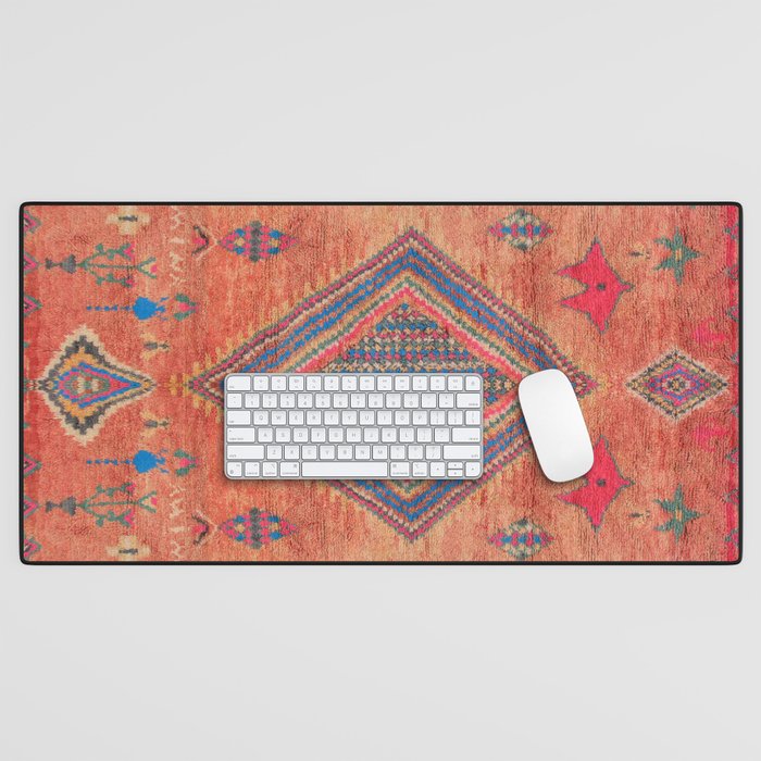 Vintage Moroccan Berber Crapet Desk Mat Gallery Image 1