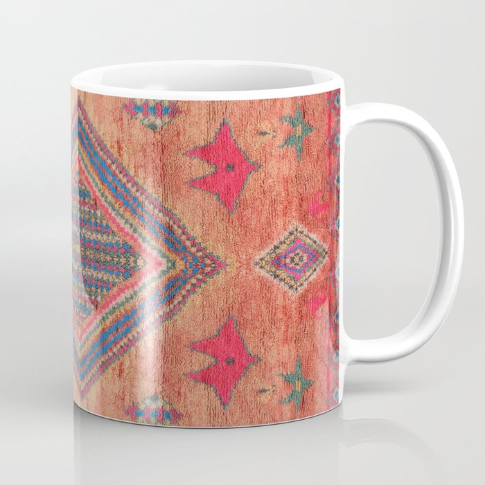 Vintage Moroccan Berber Crapet Coffee Mug Gallery Image 1