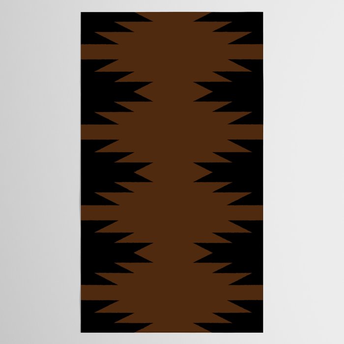 Geometric Southwestern Minimalism - Earthy Burnt Orange Tablecloth Gallery Image 2