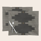 Southwestern Minimalist Black & White Placemat Gallery Image 1