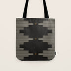 Southwestern Minimalist Black & White Tote Bag Gallery Image 1