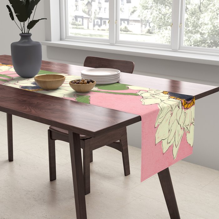 Sunflower Pink Sami Table Runner Gallery Image 2