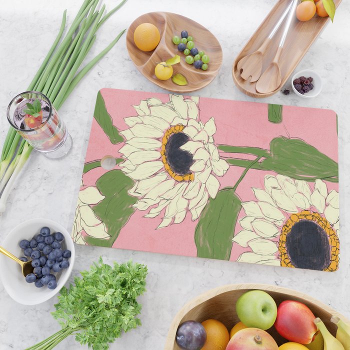 Sunflower Pink Sami Cutting Board Gallery Image 2