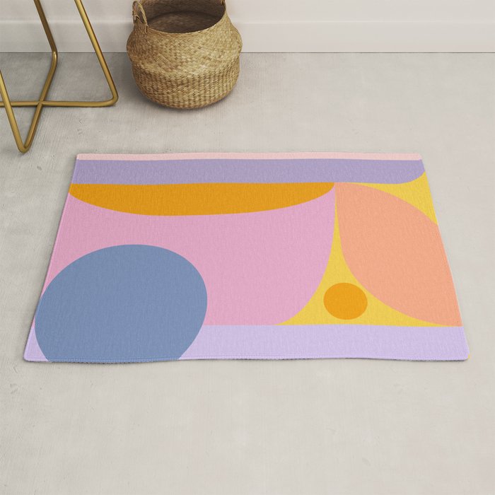 Pink and Lavender 01 Rug Gallery Image 1