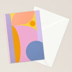 Pink and Lavender 01 Stationery Card Gallery Image 2