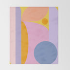 Pink and Lavender 01 Throw Blanket Gallery Image 2