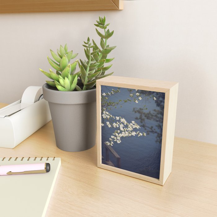 Dogwoods at the Lake x White Dogwoods in Bloom Photography Mini Art Print Gallery Image 2