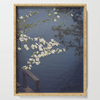 Dogwoods at the Lake x White Dogwoods in Bloom Photography Serving Tray Gallery Image 1