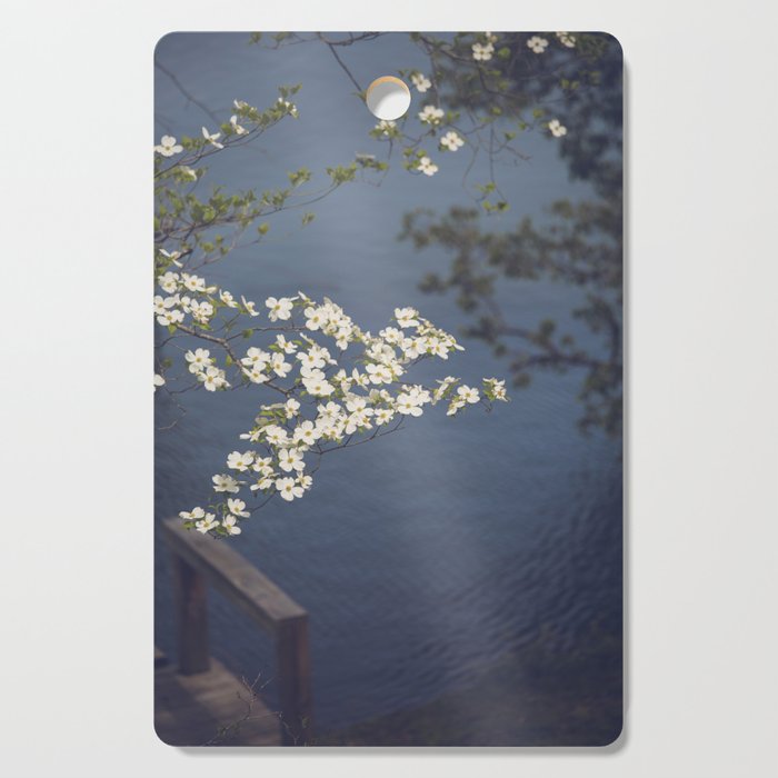 Dogwoods at the Lake x White Dogwoods in Bloom Photography Cutting Board Gallery Image 1