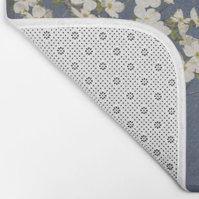 Dogwoods at the Lake x White Dogwoods in Bloom Photography Bath Mat Gallery Image 2