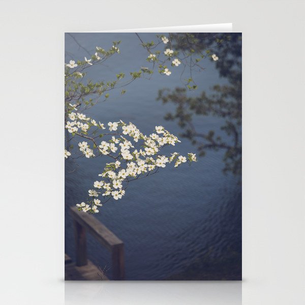 Dogwoods at the Lake x White Dogwoods in Bloom Photography Stationery Card Gallery Image 2