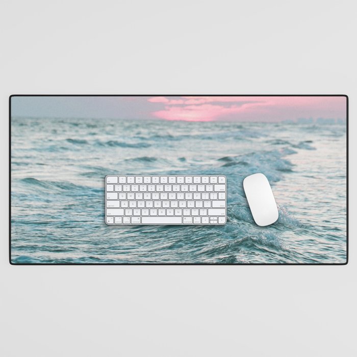 Ocean Sunset Desk Mat Gallery Image 1