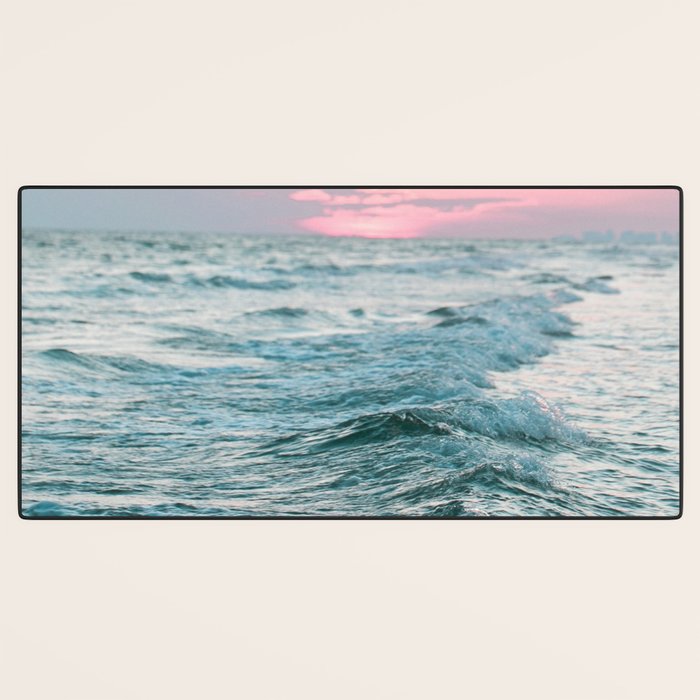 Ocean Sunset Desk Mat Gallery Image 3
