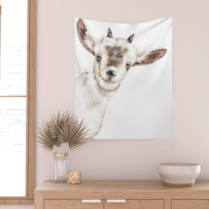 Oh My Sneaky Goat Wall Tapestry Gallery Image 2