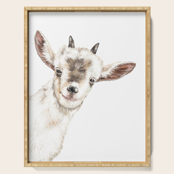 Oh My Sneaky Goat Serving Tray Gallery Image 1