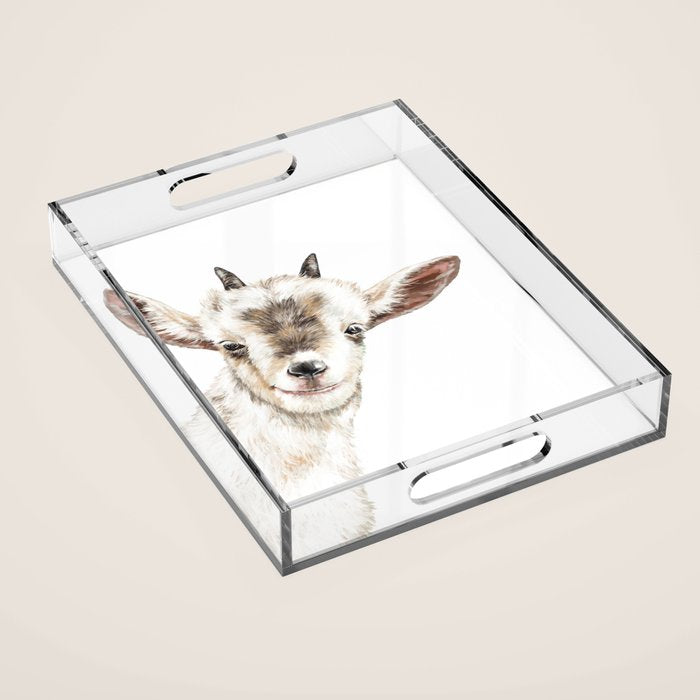 Oh My Sneaky Goat Acrylic Tray Gallery Image 1