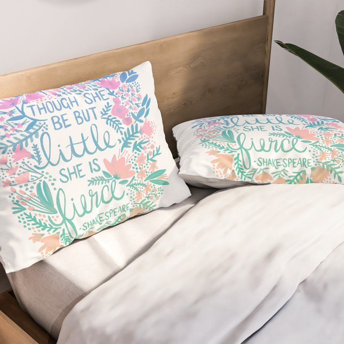 Little & Fierce - Lavender Mint OmbrÃ© Pillow Sham Gallery Image 2