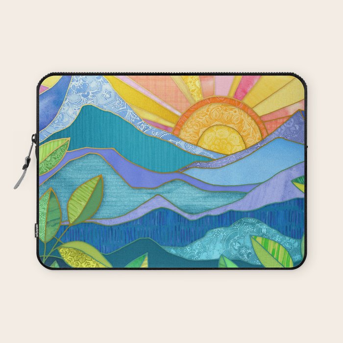 Sunset Through The Leaves Laptop Sleeve Gallery Image 1