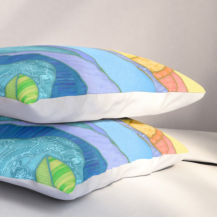 Sunset Through The Leaves Pillow Sham Gallery Image 3
