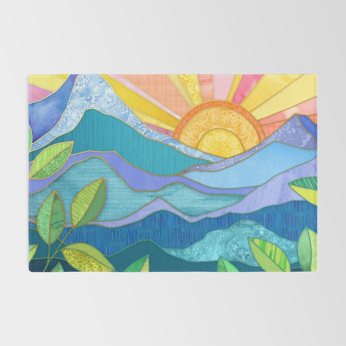Sunset Through The Leaves Rug Gallery Image 2