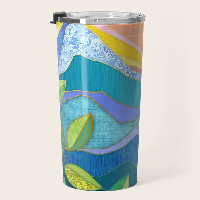 Sunset Through The Leaves Travel Mug Gallery Image 3
