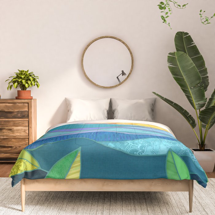 Sunset Through The Leaves Comforter Gallery Image 3